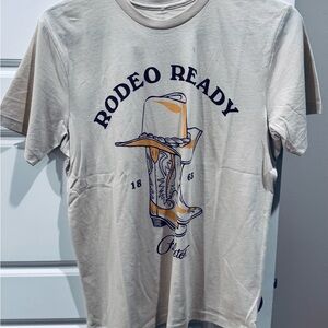Pendleton Graphic Tee - Rodeo Ready in Cream and Black